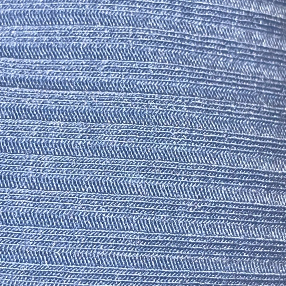 Ribbed light blue bodycon dress - Picture 4 of 5